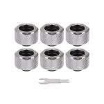 فیتینگ فشرده ساز لوله ترمالتیک کروم Pacific C-PRO G1/4 16mm