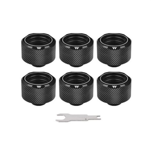 فیتینگ فشرده ساز لوله ترمالتیک مشکی Pacific C-PRO G1/4 16mm