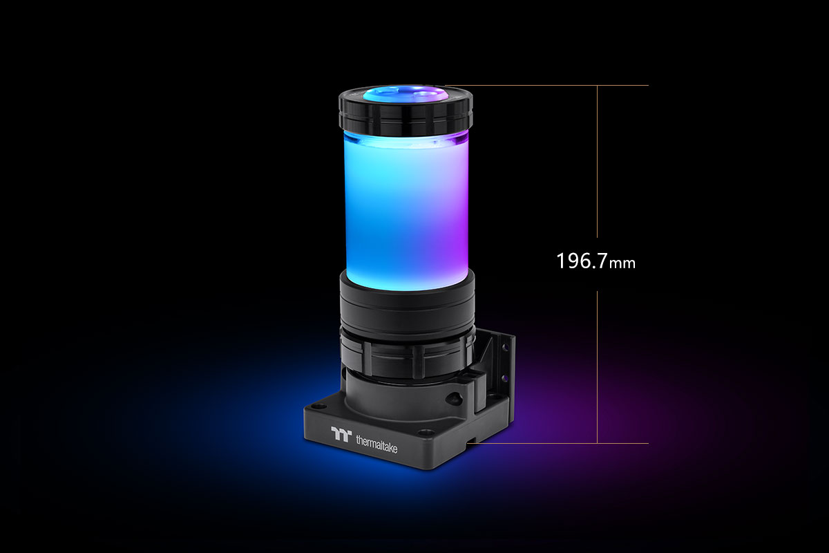 Pacific PR12-D5 Plus مخزن با ارتفاع 196.7 میلی متر با ظرفیت 250 میلی لیتر