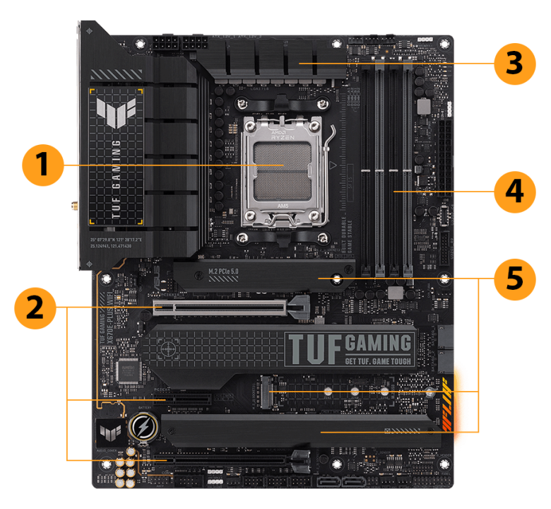 کارایی مادربرد ایسوس TUF GAMING X670E PLUS WIFI