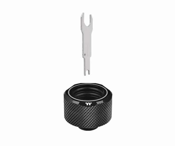 فیتینگ فشرده ساز لوله ترمالتیک مشکی Pacific C-PRO G1/4 16mm