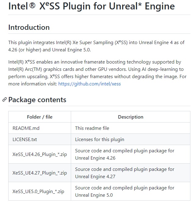Intel XeSS