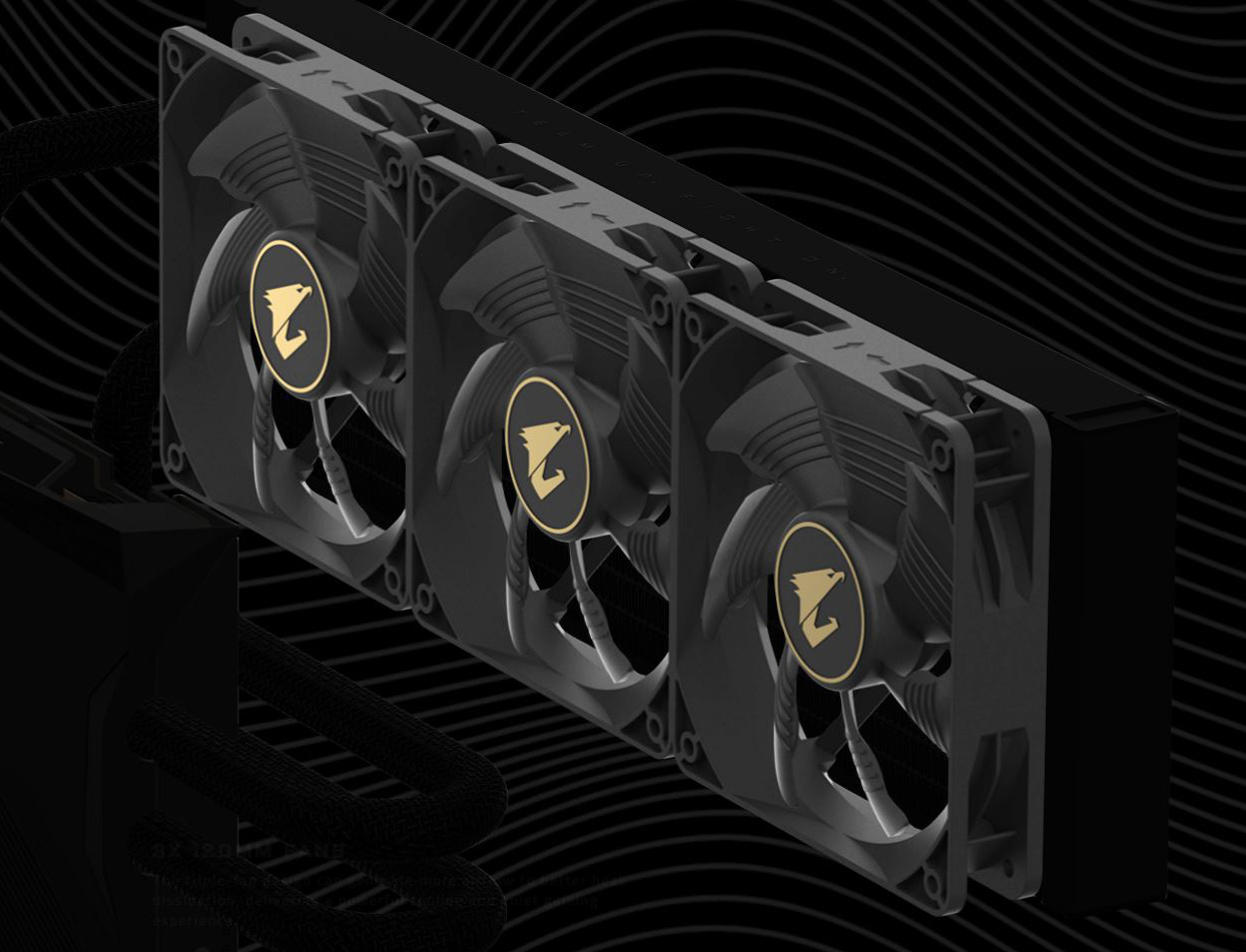 3X 120MM FANS
کارت گرافیک گیگابایت AORUS GeForce RTX 4090 XTREME WATERFORCE