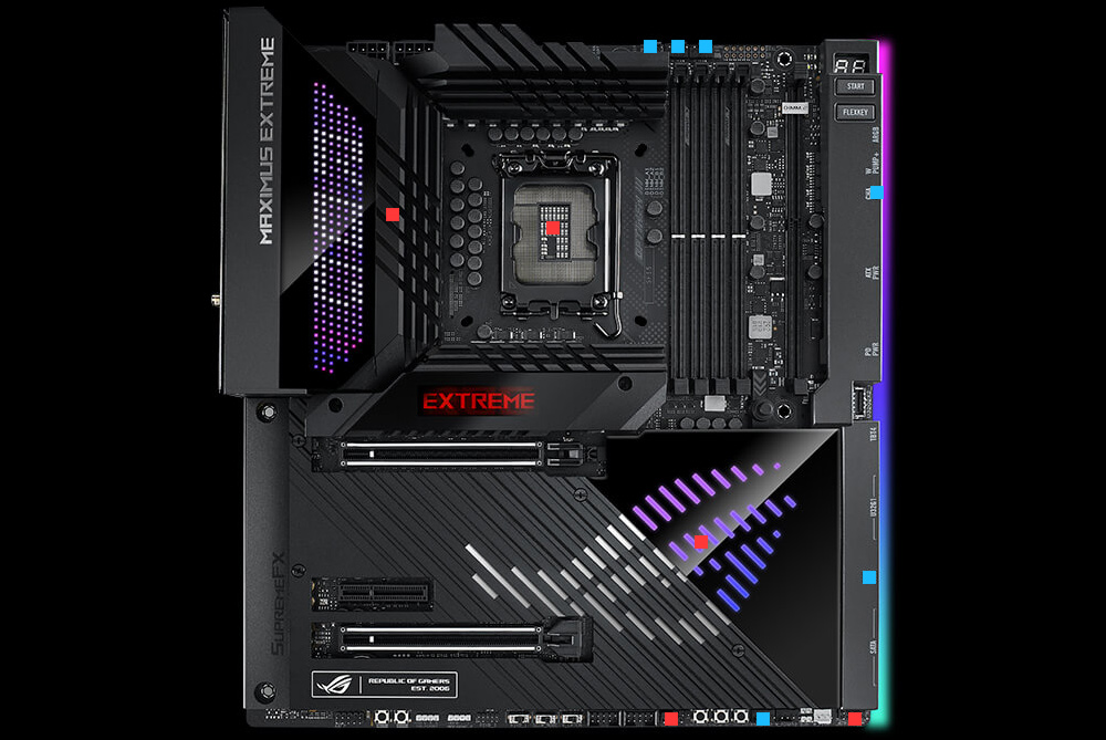 مدیریت دمای ASUS ROG MAXIMUS Z790 EXTREME