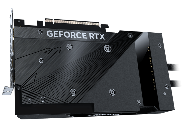 صفحه پشتی محافظ فلزی PROTECTION METAL BACK PLATE کارت گرافیک گیگابایت AORUS GeForce RTX 4090 XTREME WATERFORCE