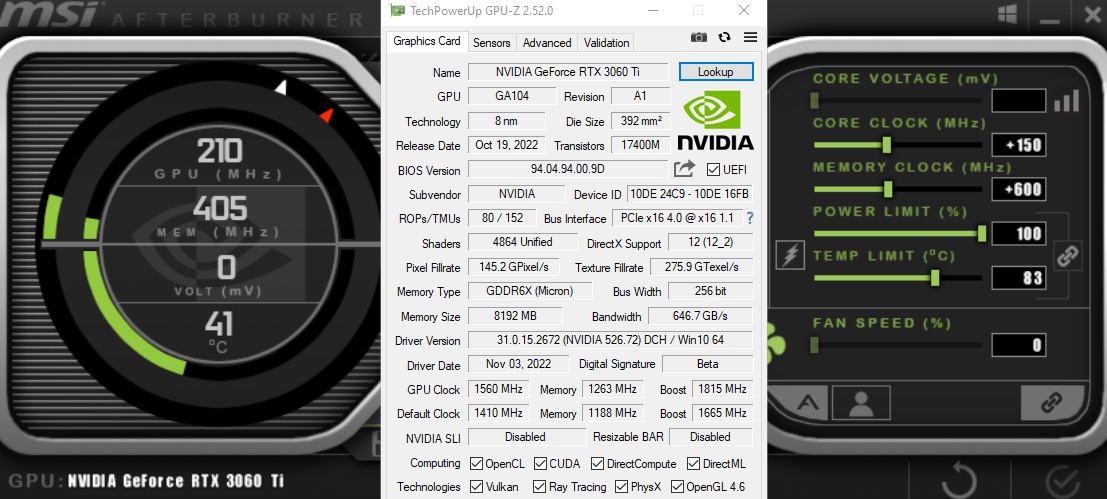 کارت گرافیک RTX 3060 Ti