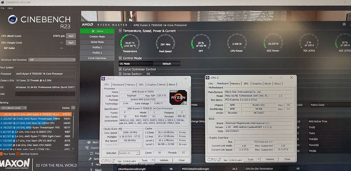 تست پردازنده Ryzen 9 7950X3D