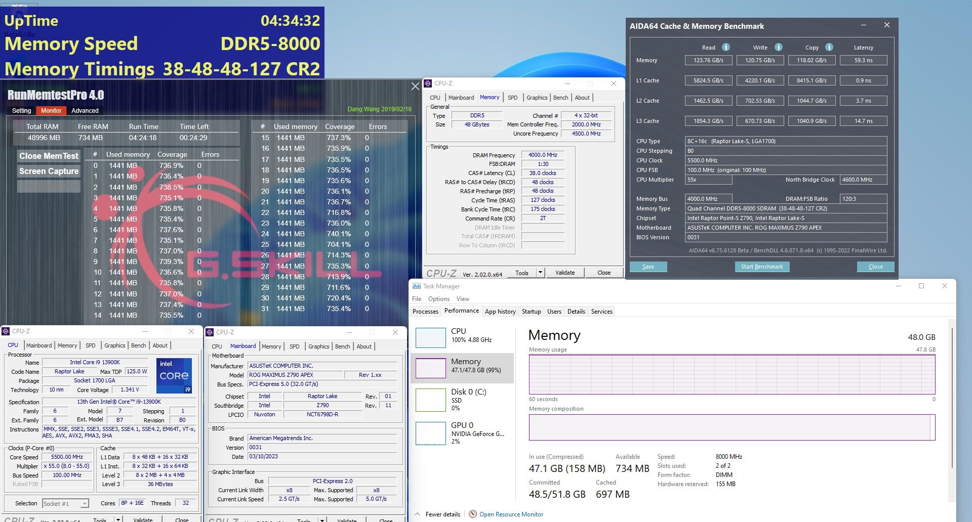 DDR5-8000 CL38 48GB 