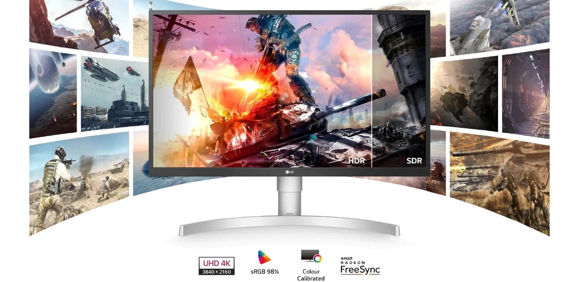 مانیتور LG 27UP550N-W