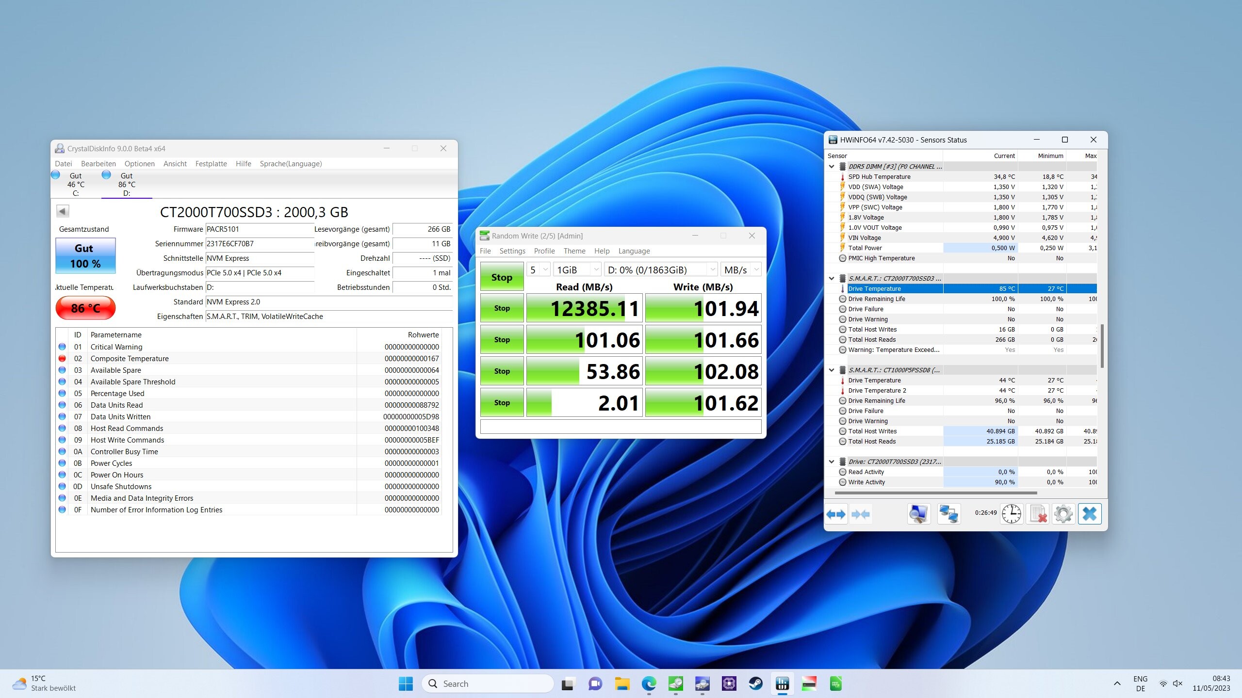 اس اس دی Crucial T700