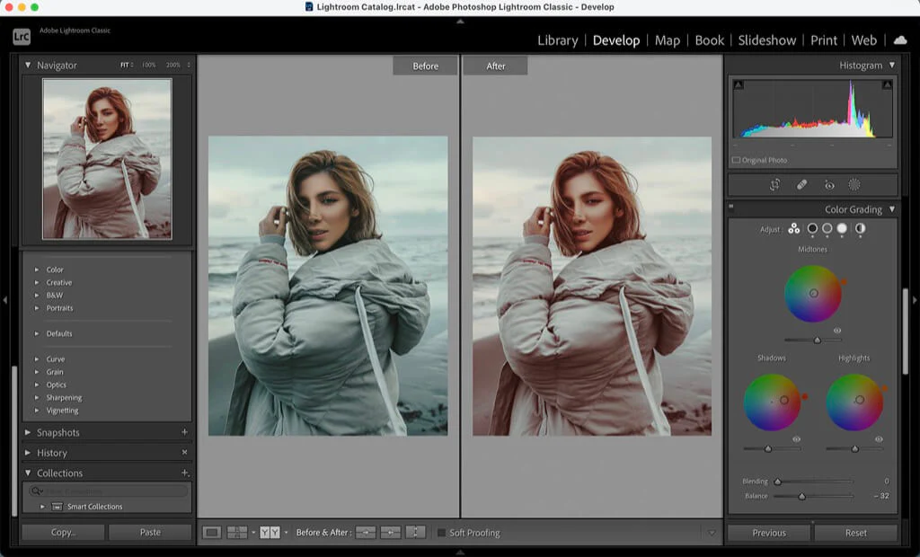 درجه بندی رنگ پیشرفته در Photoshop