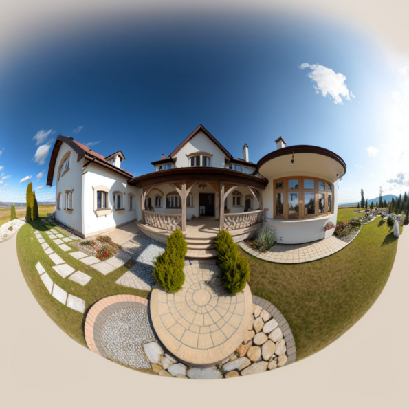 Midjourney Prompt : Photography fisheye 360 view