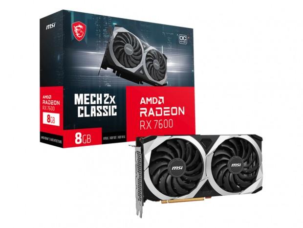 Radeon RX 7600 MECH 2X CLASSIC 8G OC