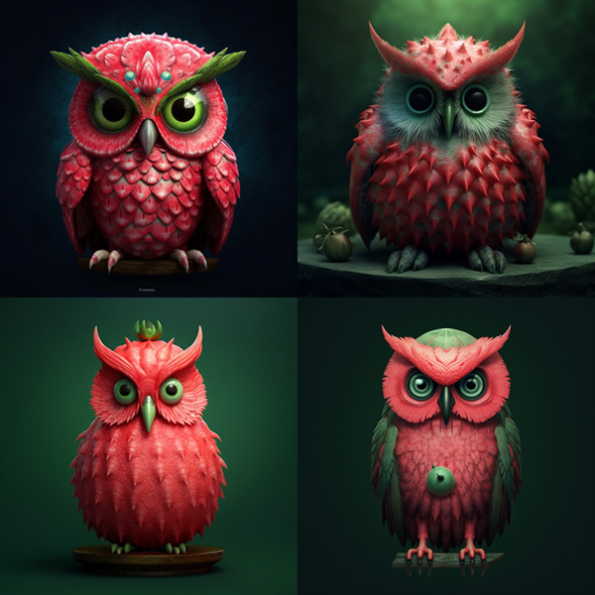 Prompt : watermelon owl hybrid --c 0
میدجرنی
