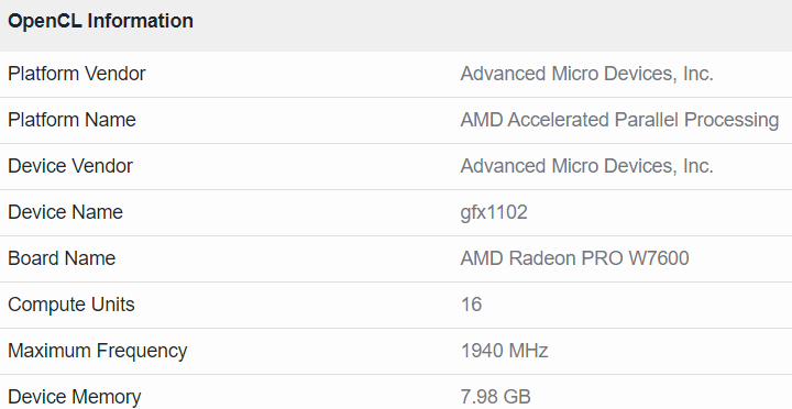 کارت گرافیک ورک استیشن AMD