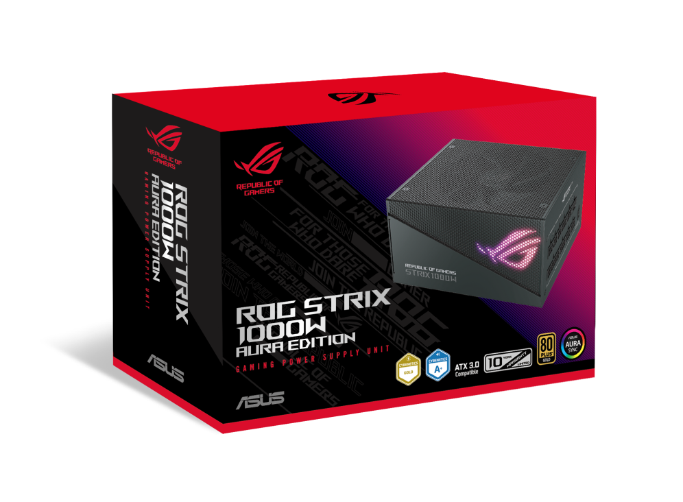 پاور Asus ROG STRIX 1000W Gold Aura Edition