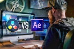 After Effects و Davinci Resolve
