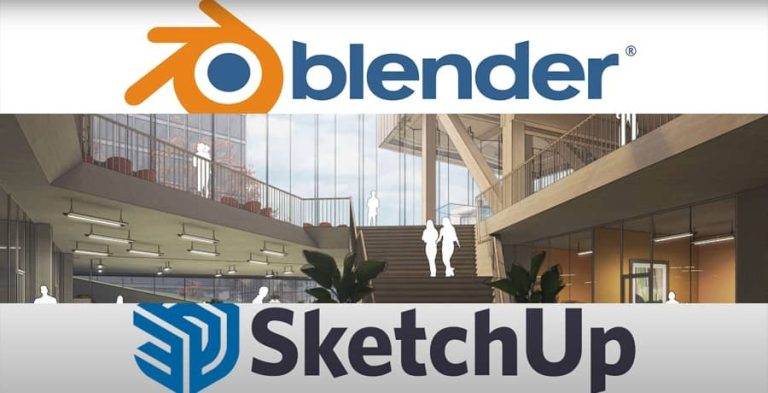 Blender و SketchUp