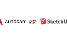 Sketchup و AutoCAD