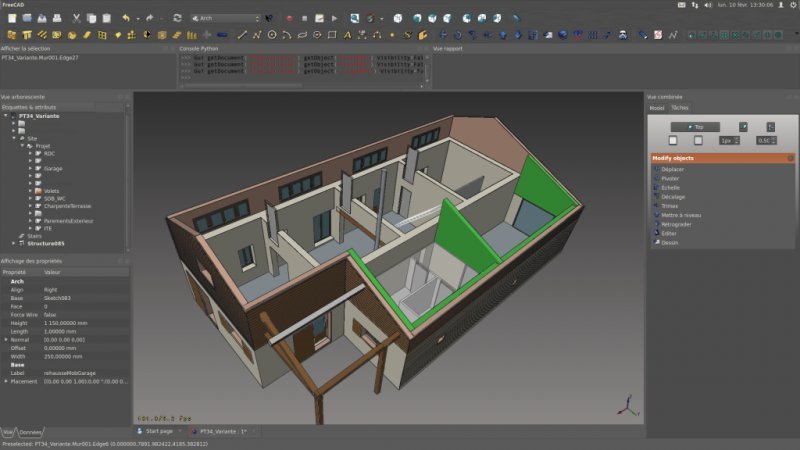 نرم افزار FreeCAD