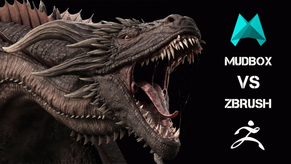 مقایسه ZBrush و Mudbox