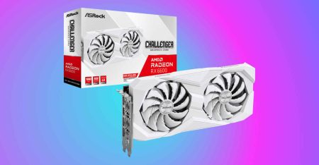 Radeon RX 6600 Challenger white