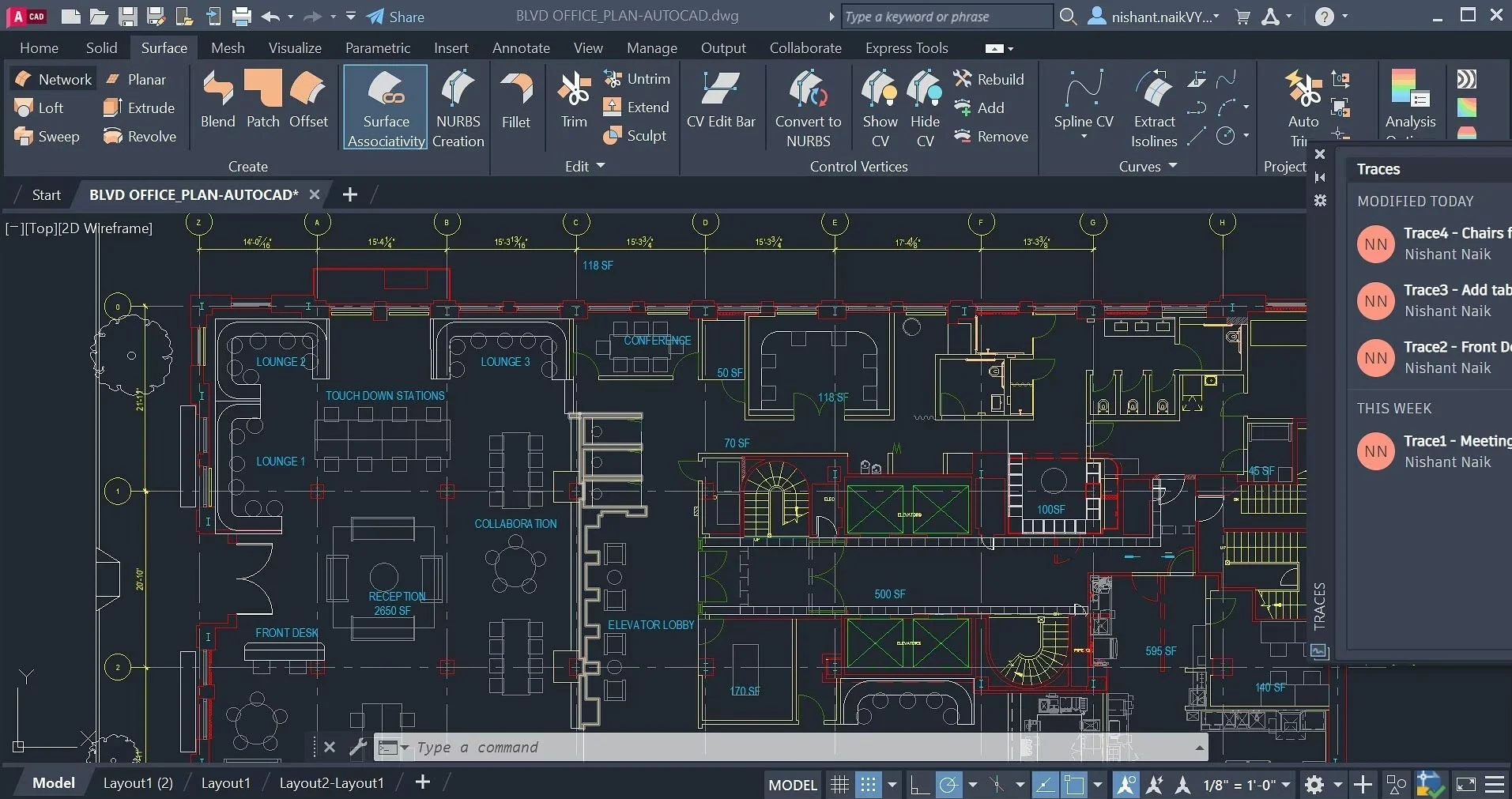 مشابه نرم افزار AutoCAD