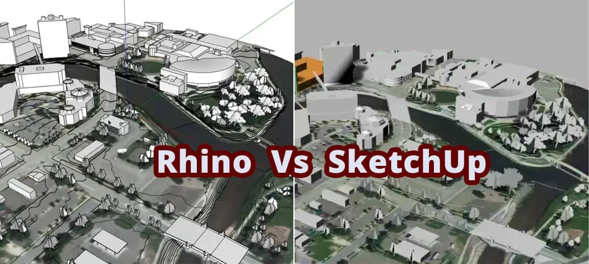 Sketchup و Rhino