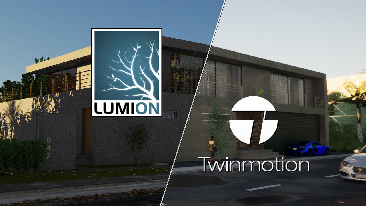 Lumion و Twinmotion