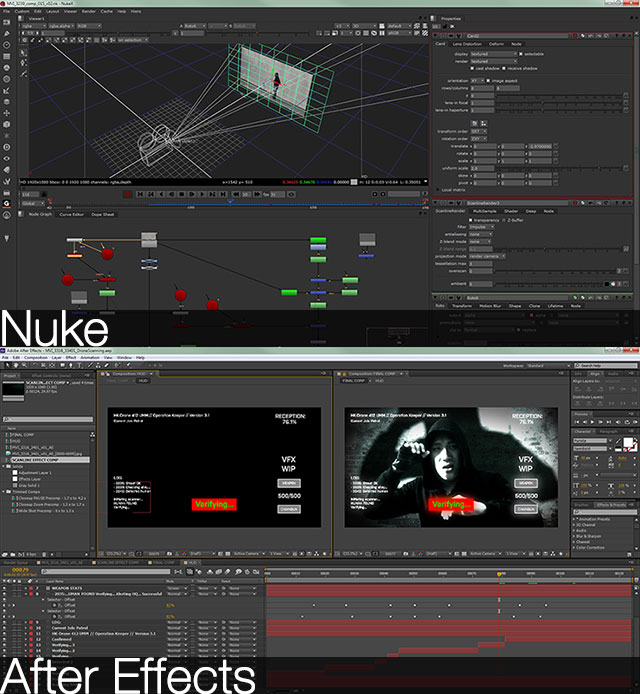 Nuke و After Effects