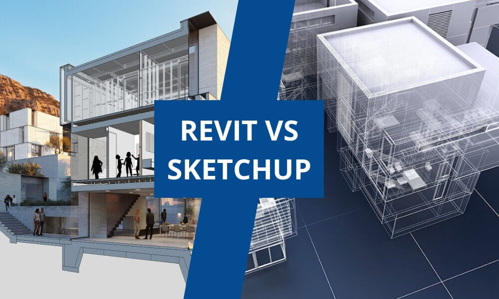 Revit، Sketchup و AutoCAD