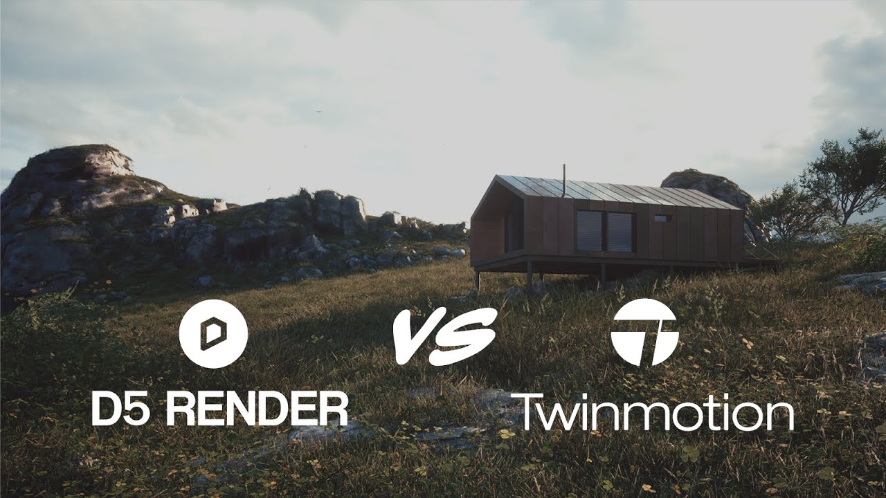 مقایسه Twinmotion، V-Ray و D5 Render