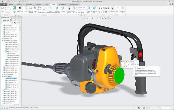 نرم افزار مدلسازی سه بعدی Creo Parametric