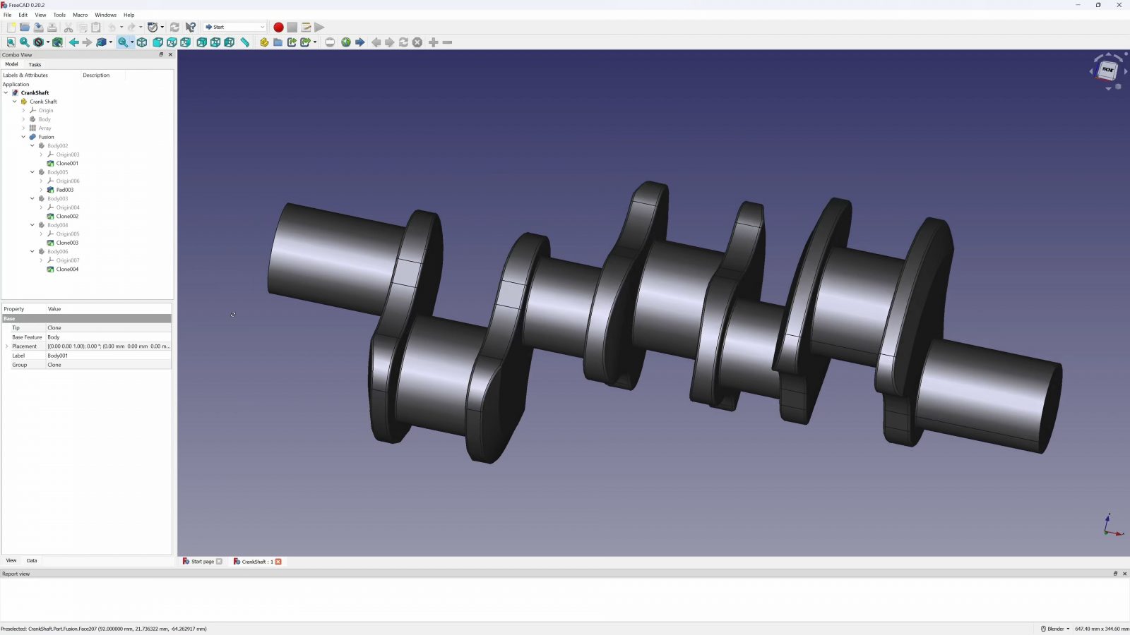 Fusion 360 و FreeCAD