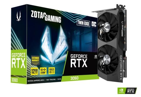 کارت گرافیک ZOTAC GEFORCE RTX 3060 12G TWIN EDGE