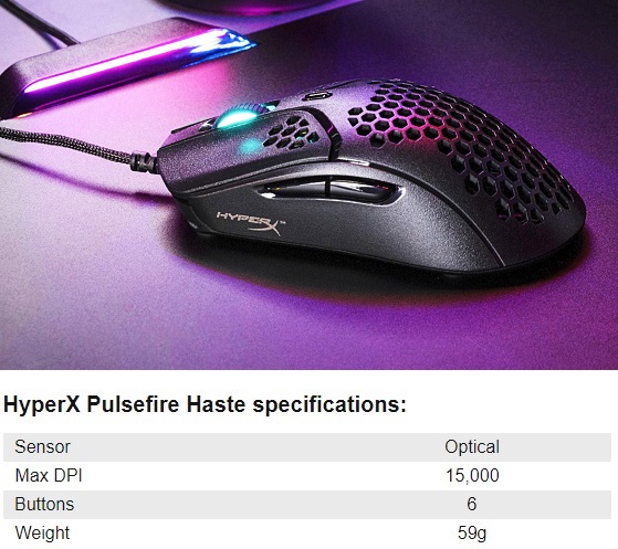 ماوس گیمینگ HyperX Pulsefire Haste