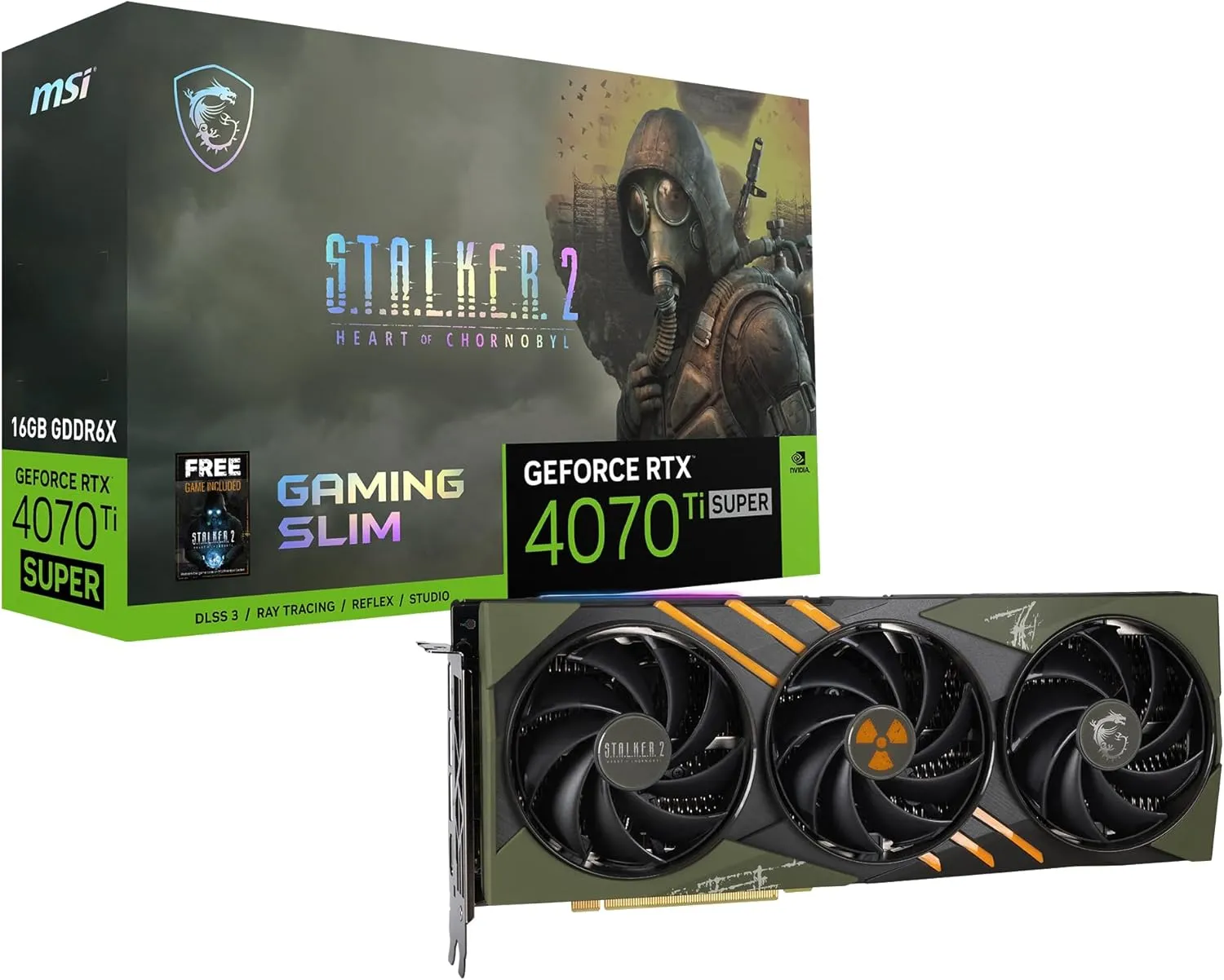 MSI GeForce RTX 4070 Ti SUPER GAMING Slim STALKER 2 Edition رونمایی شد ...