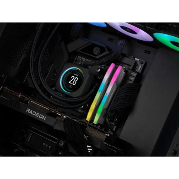 رم Corsair مدل VENGEANCE RGB 64GB DDR5 DRAM 6200MTs CL32