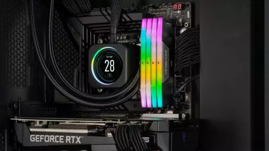 رم Corsair مدل VENGEANCE RGB 64GB DDR5 6000MTs CL38