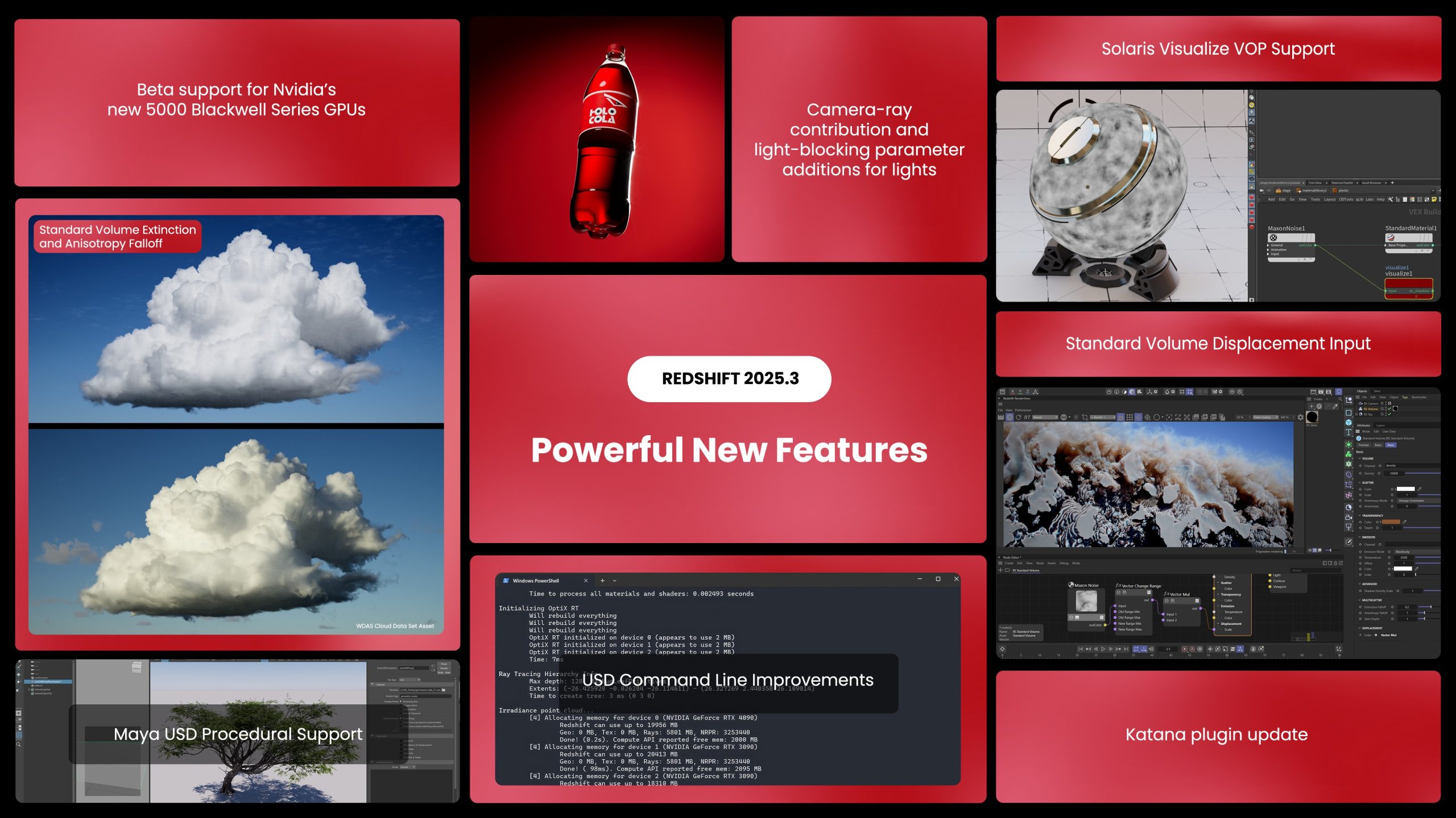 انتشار نسخه جدید Redshift 2025.3 توسط Maxon