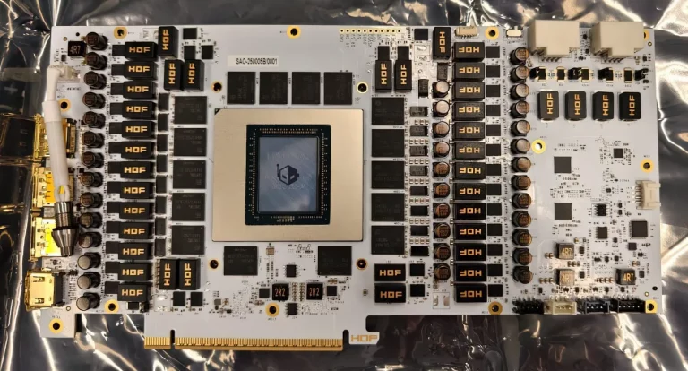 GALAX GeForce RTX 5090D HOF، غول اورکلاکینگ با رکورد 3.27 گیگاهرتز!