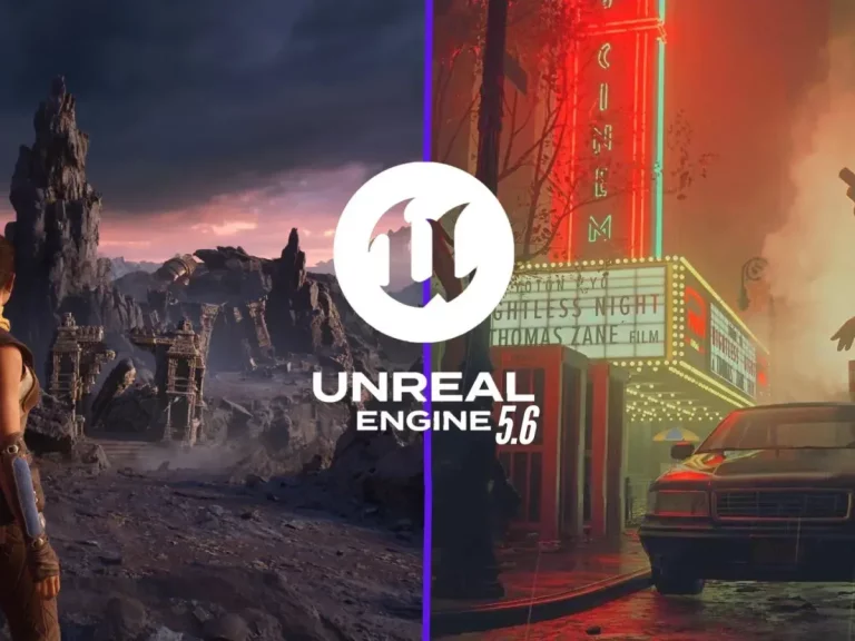 ویژگی‌های جدید Unreal Engine 5.6، به‌روزرسانی‌های مهم برای هنرمندان CG