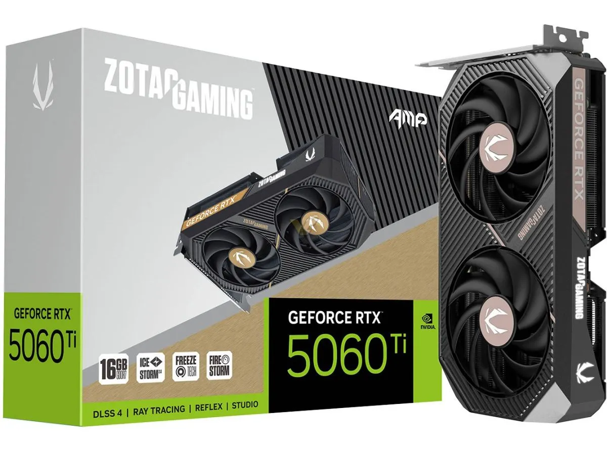 کارت‌های گرافیک ZOTAC RTX 5060 Ti با کانکتور 8 پینی PCI-E مشخصات، امنیت و عملکرد بهینه