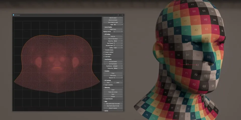 UVReactor، پلاگین قدرتمند آنرپ و پَک UV برای 3ds Max با سرعتی باورنکردنی