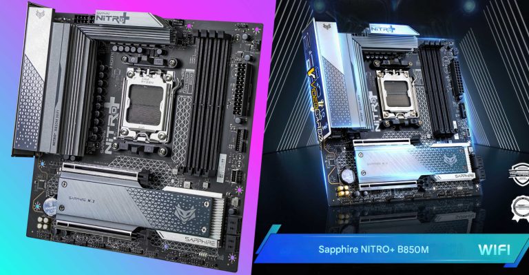 مادربرد Sapphire B850M NITRO+؛ قدرت و سرعت برای گیمرها