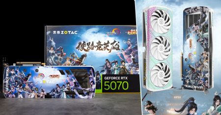 نسخه ویژه ZOTAC RTX 5070 X-Gaming برای بازی JX Online 3 با طراحی کلکسیونی معرفی شد