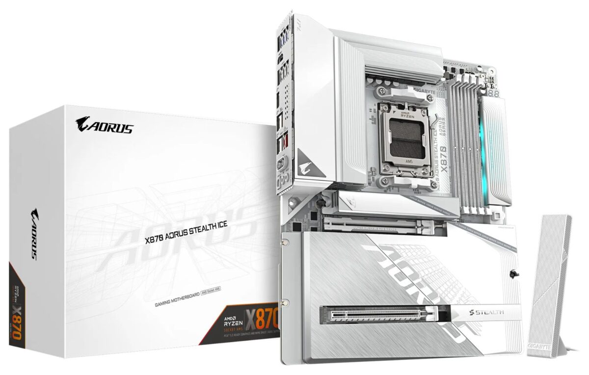 رونمایی از مادربردهای AORUS Stealth X870 و B850 با طراحی انقلابی