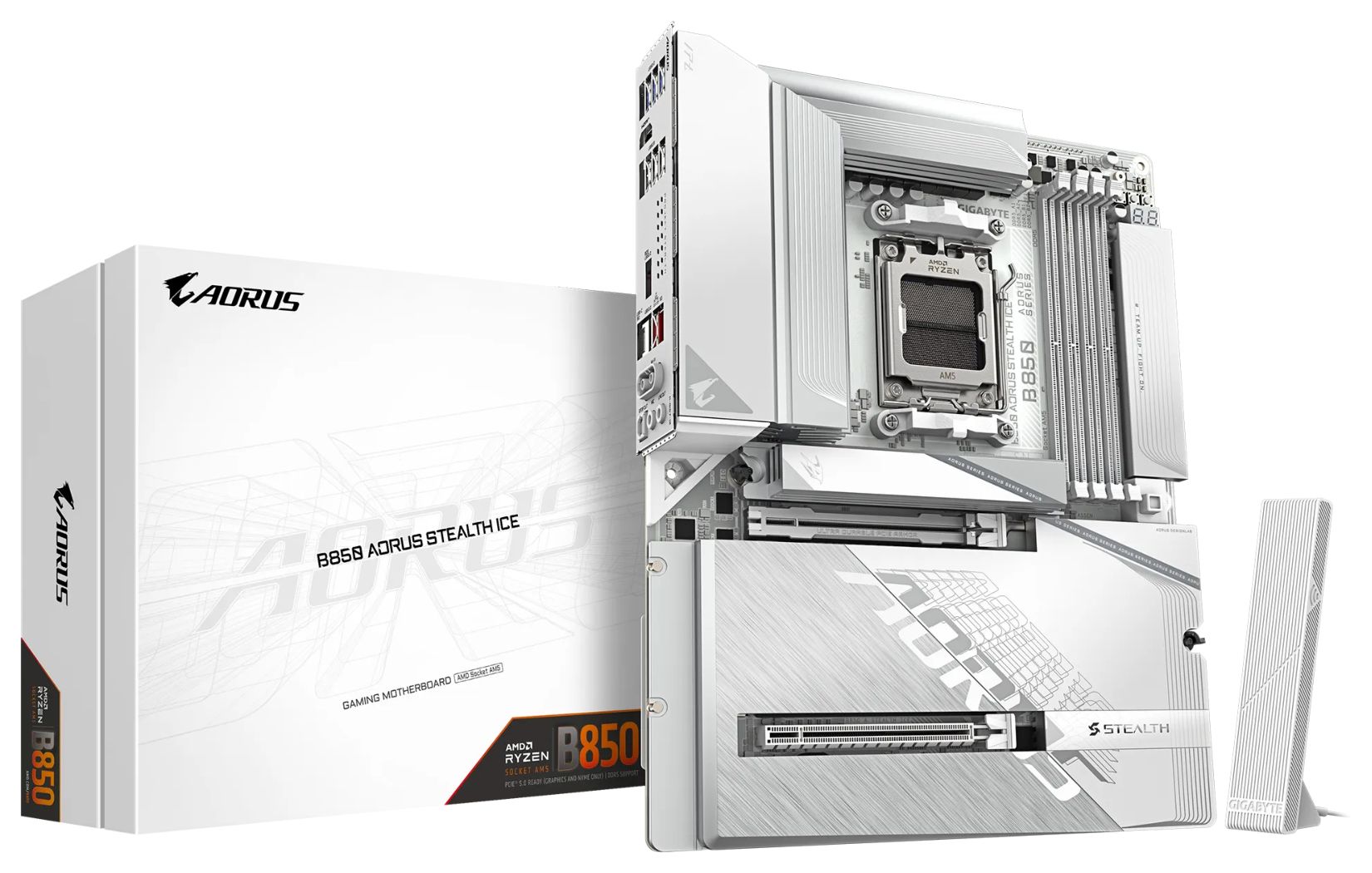 رونمایی از مادربردهای AORUS Stealth X870 و B850 با طراحی انقلابی