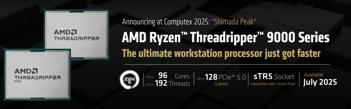 پردازندههای جدید AMD Threadripper 9000 با 96 هسته؛ پاسخی قدرتمند به اینتل