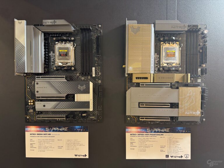 کارت گرافیک Sapphire RX 9070 XT NITRO+ و مادربرد X870E با فناوری Phantomlink